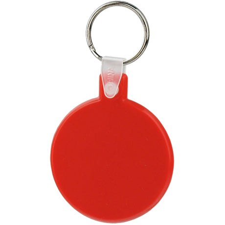 Soft Squeezable Key Tag (Round)