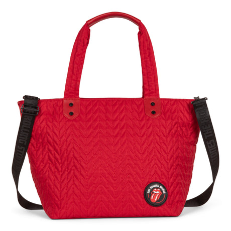 THE ROLLING STONES-ICONIC COLLECTION-Quilted Nylon Tote Bag