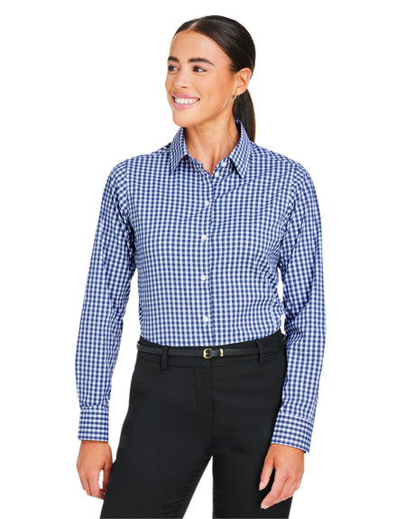 DEVON AND JONES Crownlux Performance® Ladies' Gingham Shirt