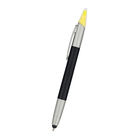 3-in-1 Pen With Highlighter And Stylus