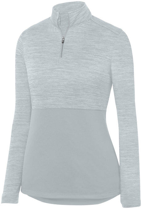 Ladies Shadow Tonal Heather 1/4 Zip Pullover