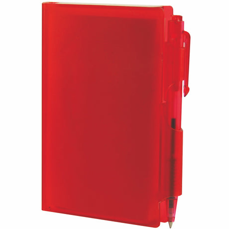 Hard Cover Note Pad w/ Pen