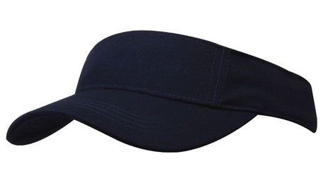 Brushed Heavy Cotton Peak Visor