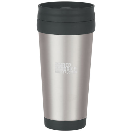 16 Oz. Stainless Steel Slide Action Travel Tumbler