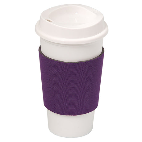 NYC Plastic Cup Drinking Glass With Neoprene Sleeve