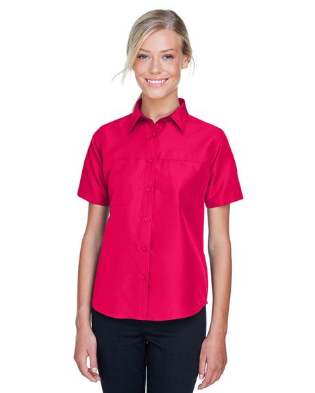 Harriton Ladies' Key West Short-Sleeve Performance Staff Shirt