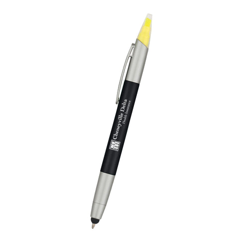 3-in-1 Pen With Highlighter And Stylus