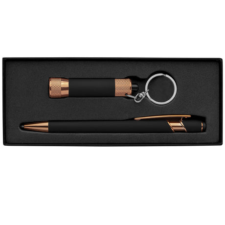 Ellipse & Chroma Softy Rose Gold Classic Thank You Gift Set - Laser