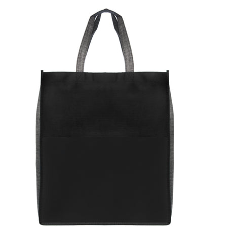 Rome - Non-Woven Tote Bag with 210D Pocket - Metallic imprint