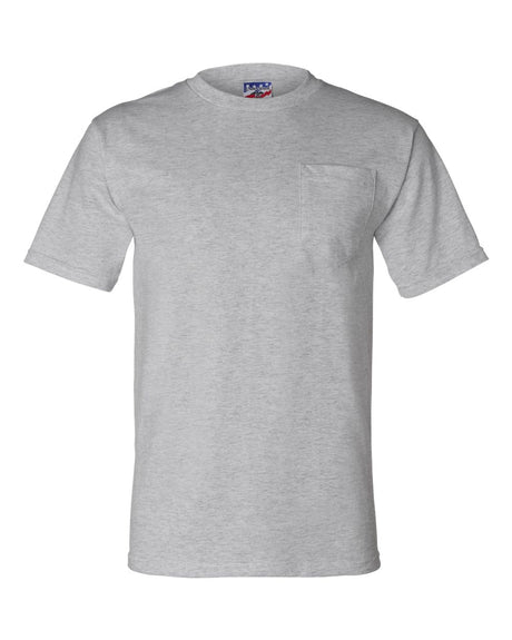 Bayside Union-Made Short Sleeve T-Shirt w/Pocket