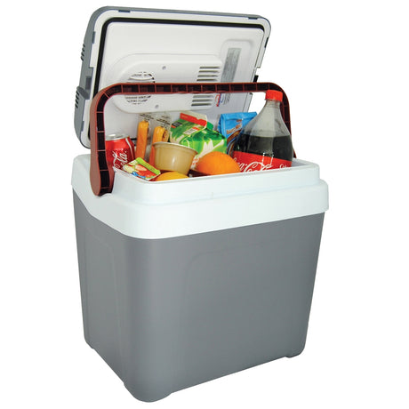 Koolatron Thermoelectric Iceless 12V Cooler 26qt Grey/White