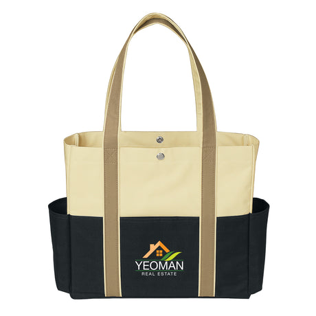 Tri-color Tote Bag