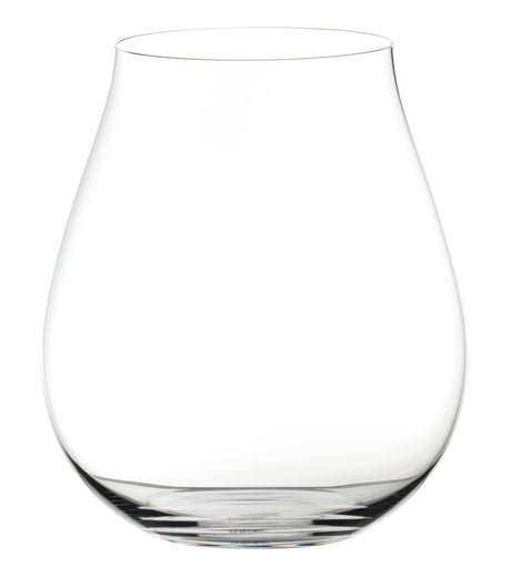 ~New World Pinot Noir, 25.75oz RIEDEL O crystal stemless wine glass S/2 in a Retail gift box (blank)