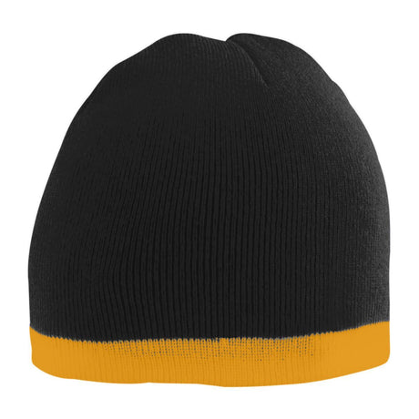 Two-Tone Knit Beanie