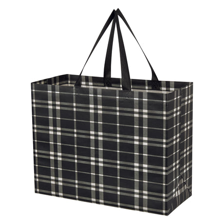 Soho Tartan Laminated Non-woven Shopper Bag