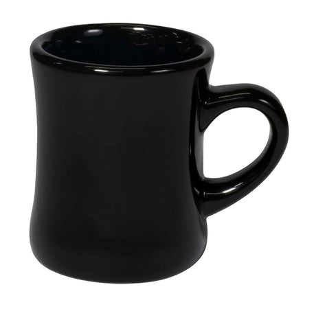 Classic Diner 10oz black ceramic mug