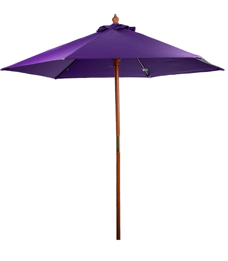 7' Wooden Market Umbrella