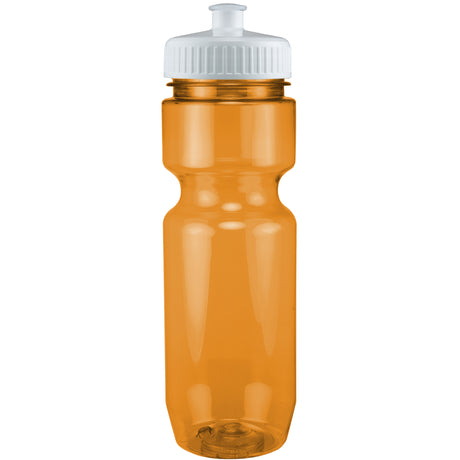 22 Oz. Translucent Bike Bottle w/ Push Pull Lid