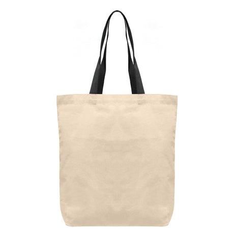 Tonga - 5 oz Natural Cotton Tote w/ Color Straps