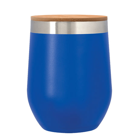 12 Oz. Vinay Stemless Wine Glass With Bamboo Lid