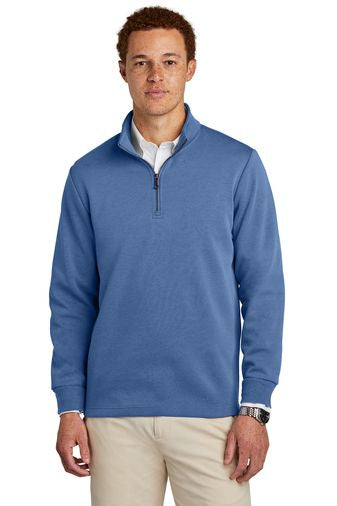 Brooks Brothers Double-Knit ¬º-Zip Shirt