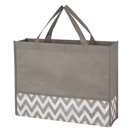 Zigzag Non-woven Tote Bag