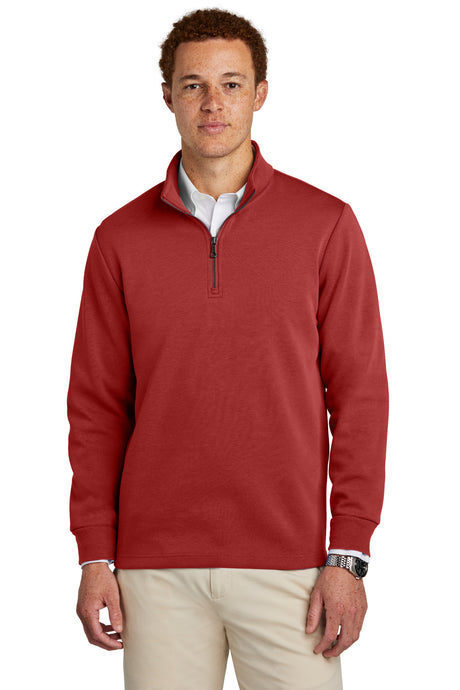 Brooks Brothers Double-Knit ¬º-Zip Shirt