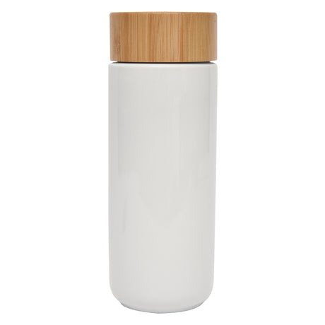 10 Oz. Lexington Stoneware Tumbler With Bamboo Lid