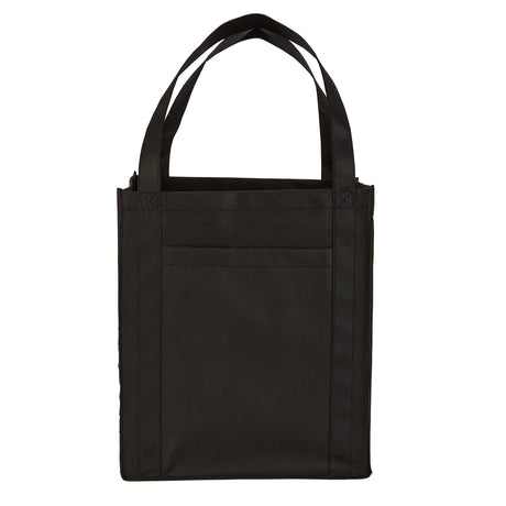 Large Non-Woven Grocery Tote Bag w/ Pocket