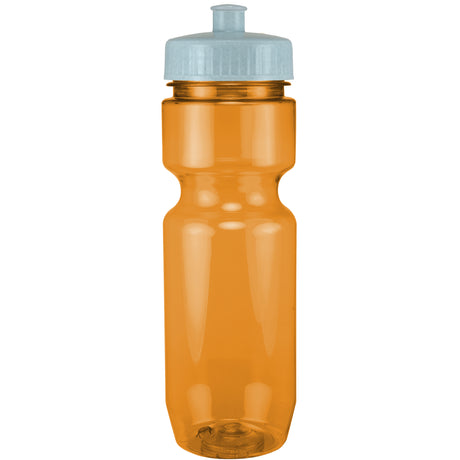 22 Oz. Translucent Bike Bottle w/ Push Pull Lid