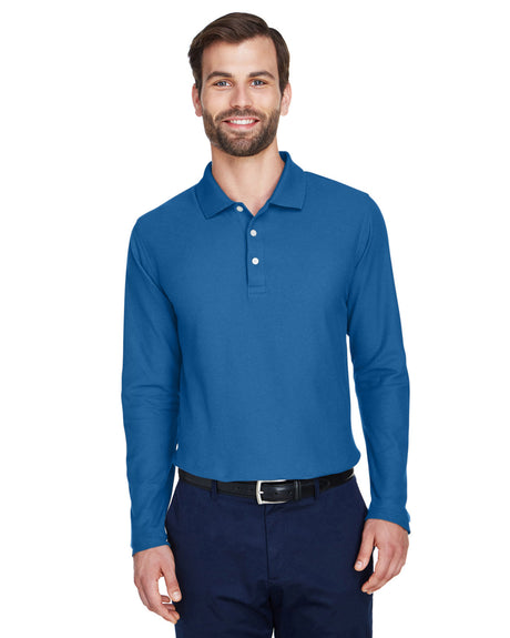 DEVON AND JONES Men's DRYTEC20? Performance Long-Sleeve Polo