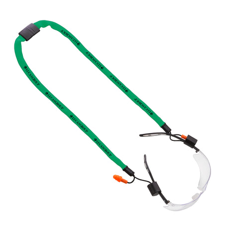 5/8" Polyester Eyewear Retainer/Lanyard w/Crimp & Earplugs