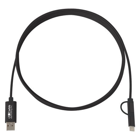 3-in-1 10 Ft. Braided Charging Cable