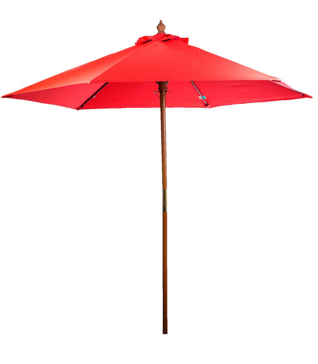 7' FSC Wooden Market Umbrella