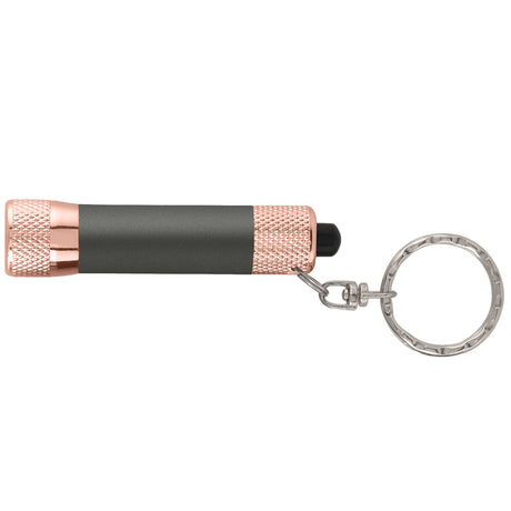 Chroma Softy Rose Gold Metallic - LED Flashlight with Keyring - ColorJet