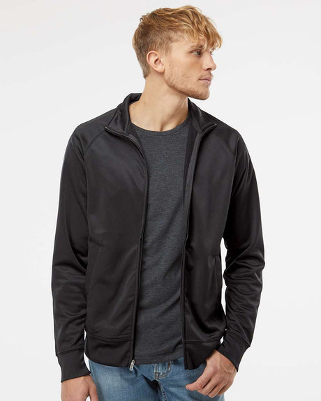 Independent Trading Co. Unisex Lightweight Poly-Tech Full-Zip Track Jacket