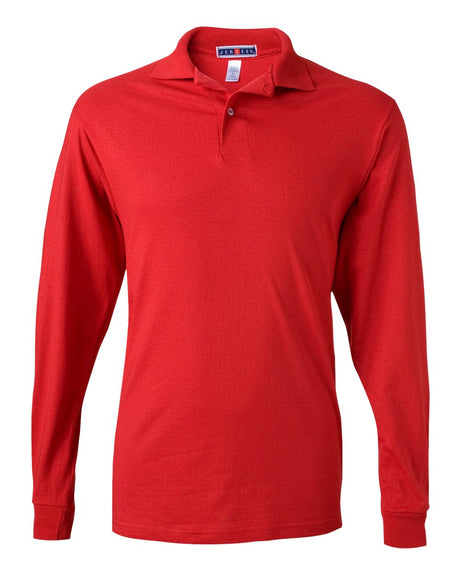 Jerzees SpotShield 50/50 Long Sleeve Polo