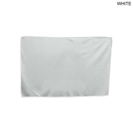 72 Hr Fast Ship - Microfiber Moisture Wicking, Cooling, Sports, White Suede Towel, 12x18, Sublimated