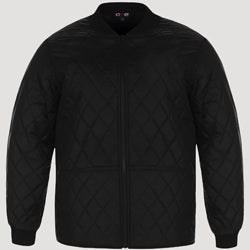 Contender Solid Color Quilted Jacket