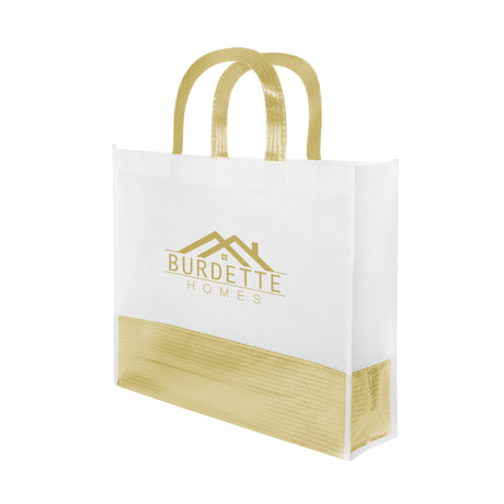 Flair Metallic Accent Non-woven Tote Bag