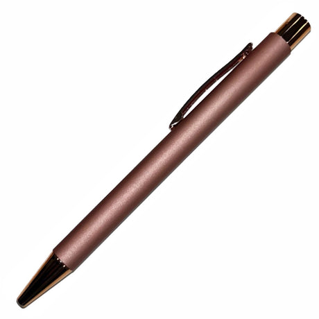 Boom Comfort Rubberized Plunger action aluminum Pen with metal clips, trim and tip (3-5 Days)