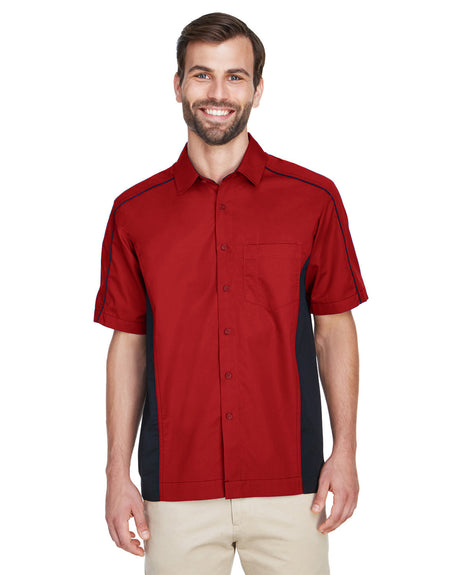 NORTH END Men's Tall Fuse Colorblock Twill Shirt