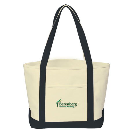 Medium Starboard Cotton Canvas Tote Bag