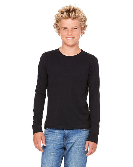 BELLA+CANVAS Youth Jersey Long-Sleeve T-Shirt