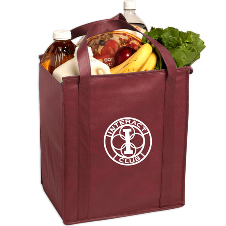 Insulated Large Non-Woven Grocery Tote Bag