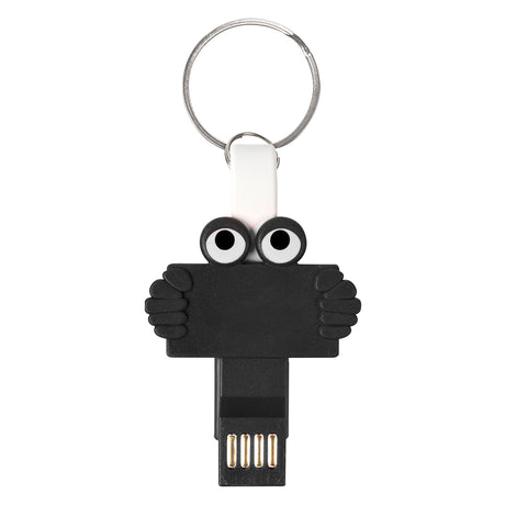 Clipster Buddy 3-In-1 Charging Cable Key Ring