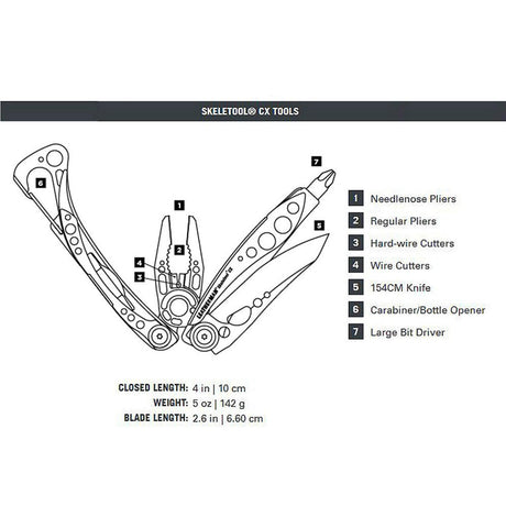 Leatherman® Skeletool Cx