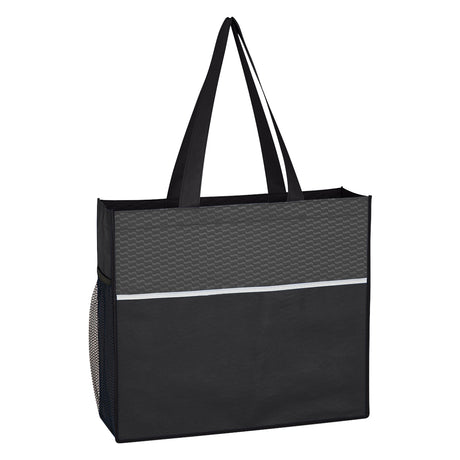 Non-woven Wave Design Tote Bag