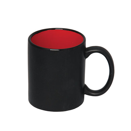 325 Ml. (11 Fl. Oz.) Fuzion Two-Tone 'C' Handle Ceramic Mug