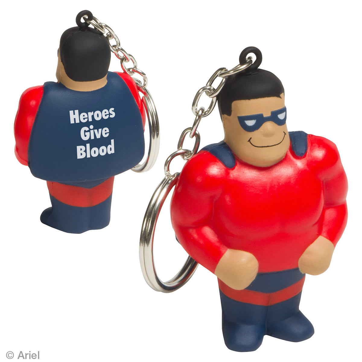 Super Hero Stress Reliever Key Chain